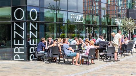 list of prezzo restaurants.